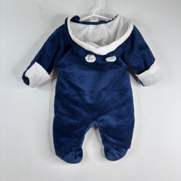 Disney Winnie the Pooh Embroidered Baby Bunting 3M Tigger Hood Ears Velour Plush - Picture 8 of 14